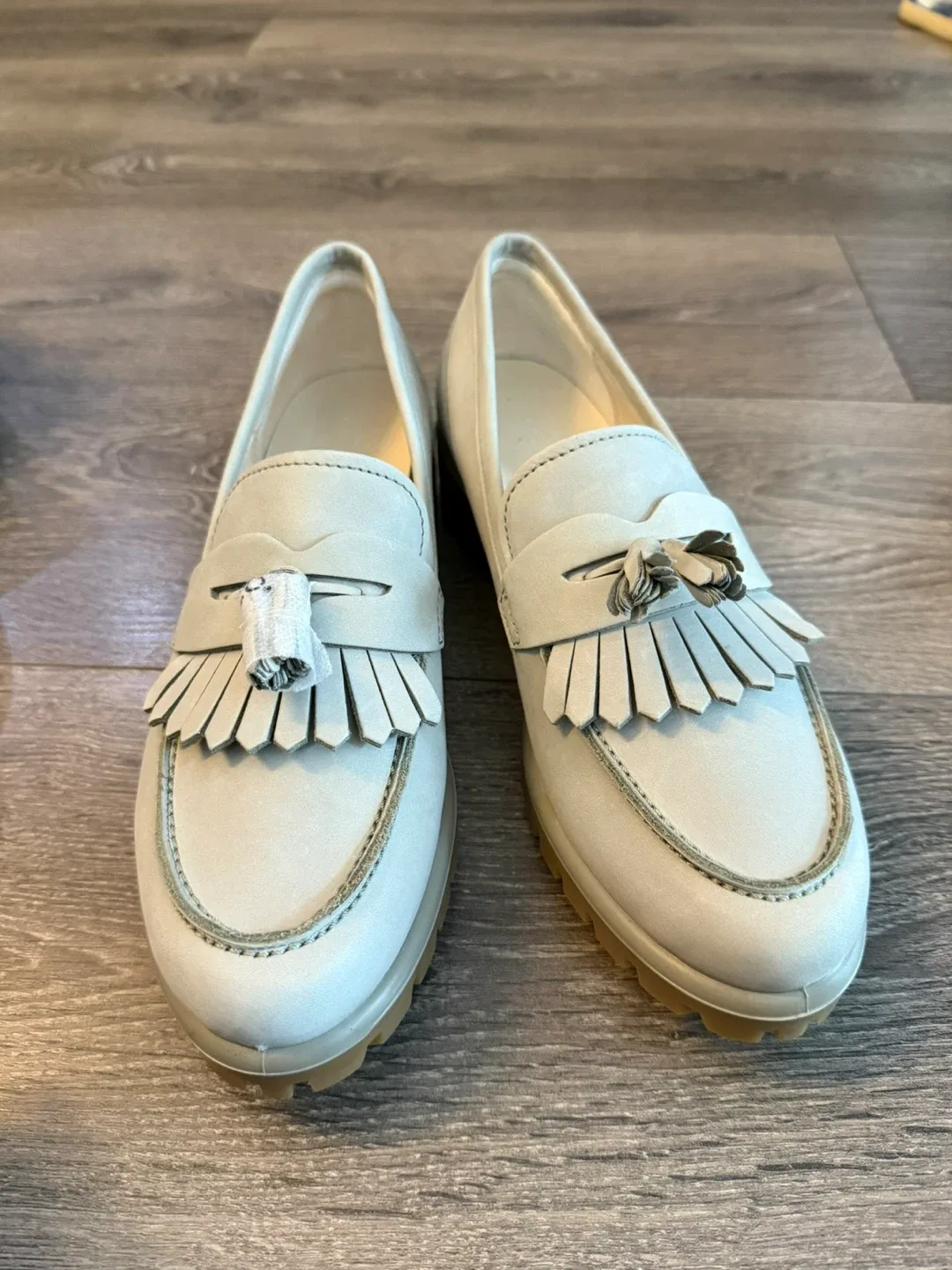 ECCO Women’s Loafers – Beige Leather, size 40, brand new thumbnail