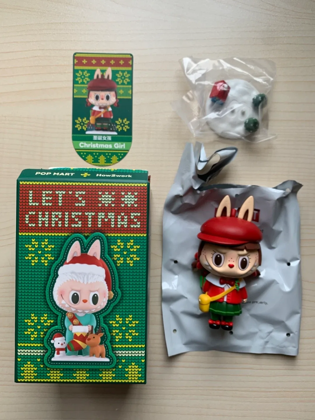 Pop Mart Labubu Let’s Christmas Blind Box Figure Christmas Girl thumbnail