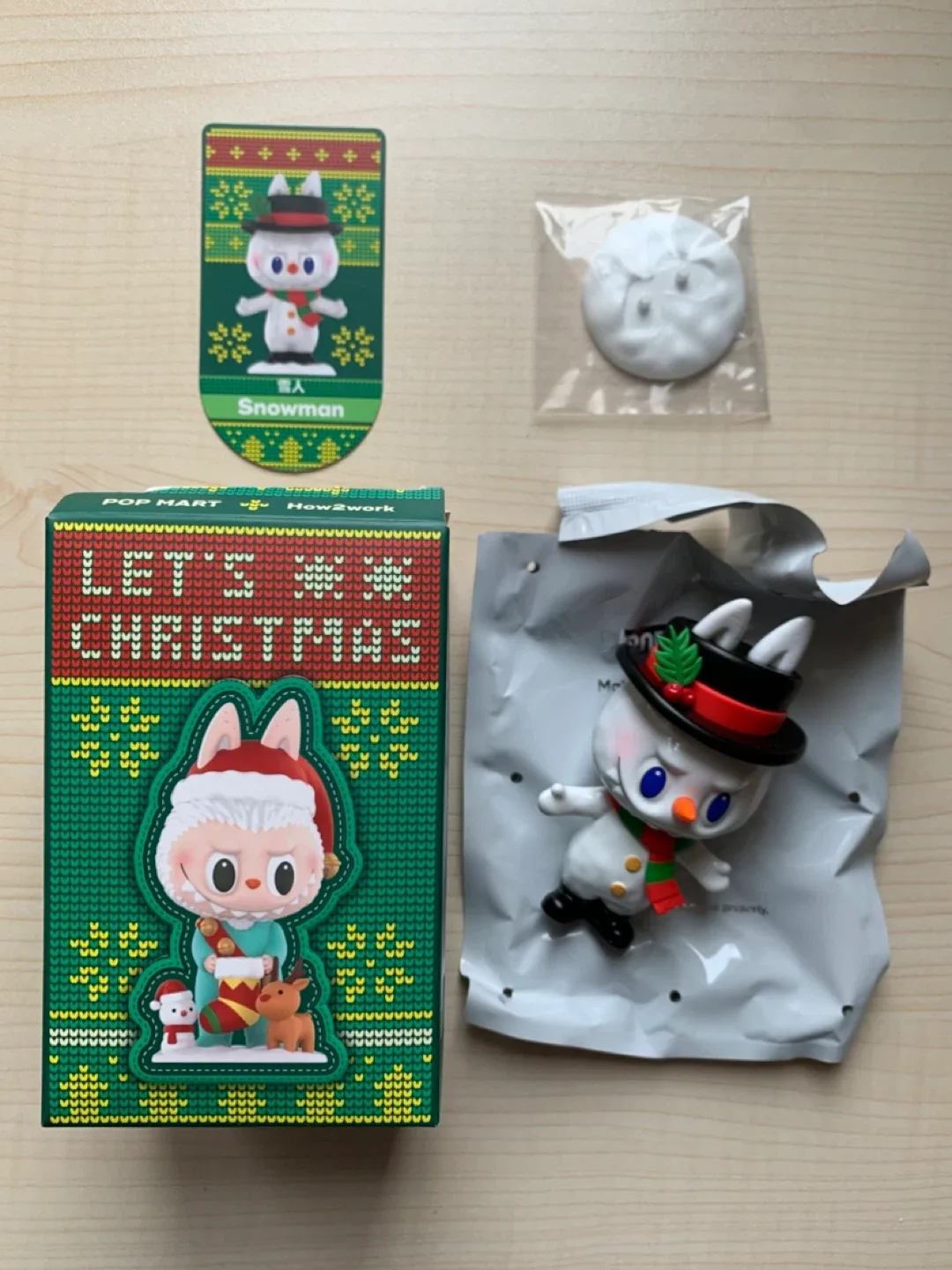 Pop Mart Labubu Let’s Christmas Blind Box Figure Snowman thumbnail
