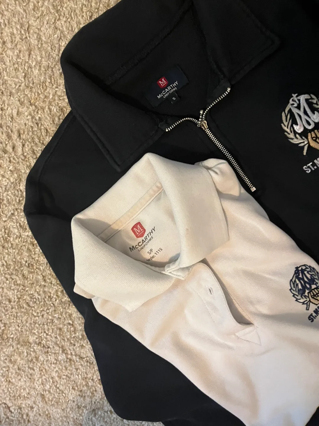 st marys high schools uniform Mccarthy Polo & Zip-Up - Size S image indicator(2)