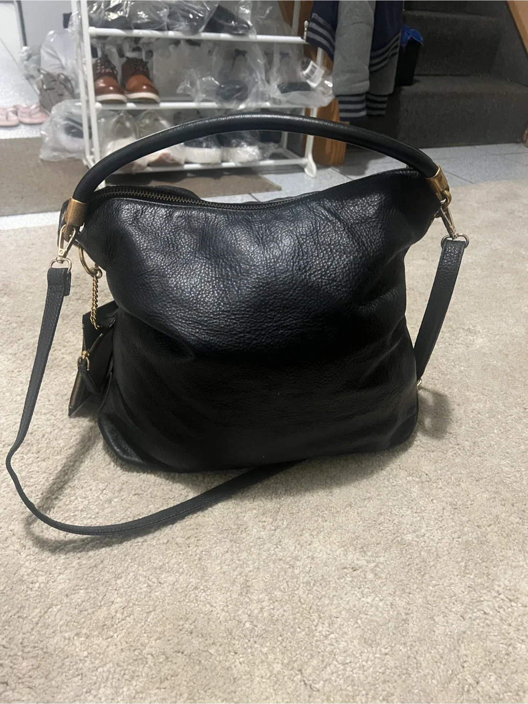 Marc Jacobs Black Leather Handbag thumbnail
