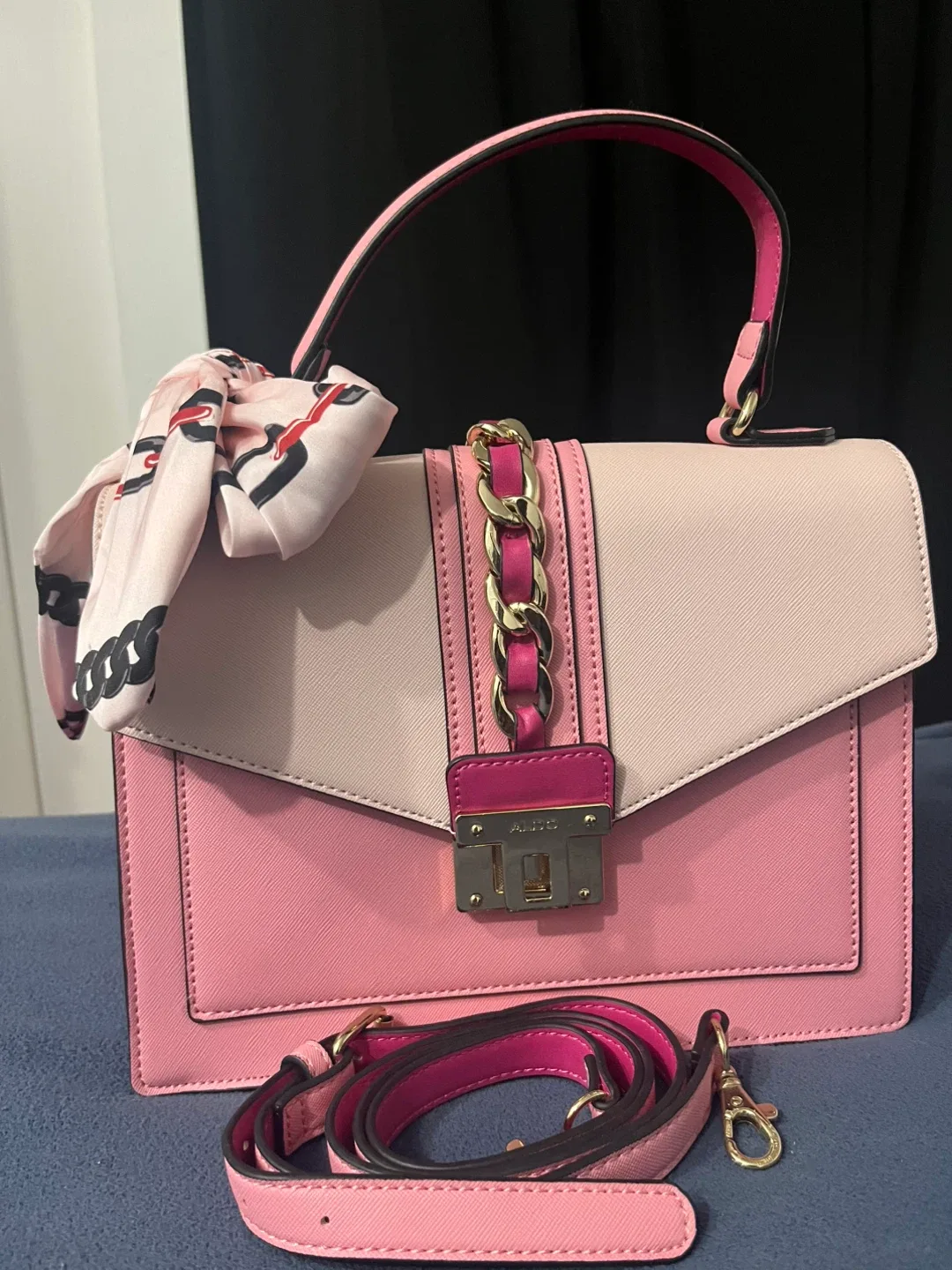 Aldo Pink Top Handle Bag thumbnail