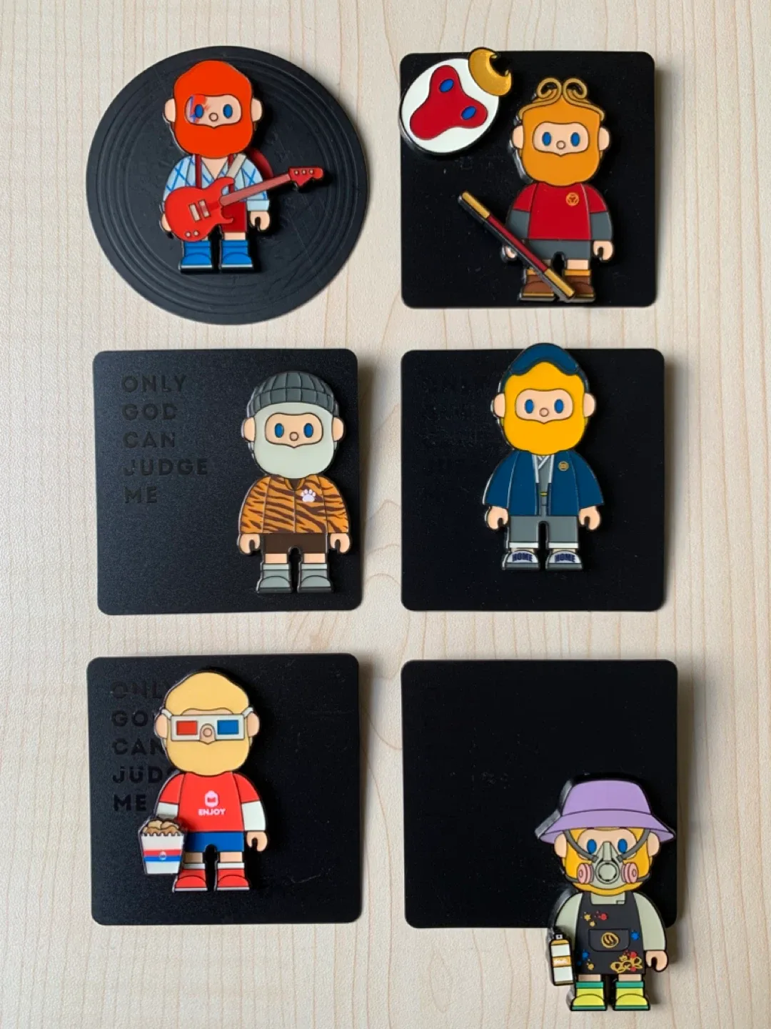Finding Unicorn X Farmer Bob Treasures Magnetic Enamel Pins thumbnail