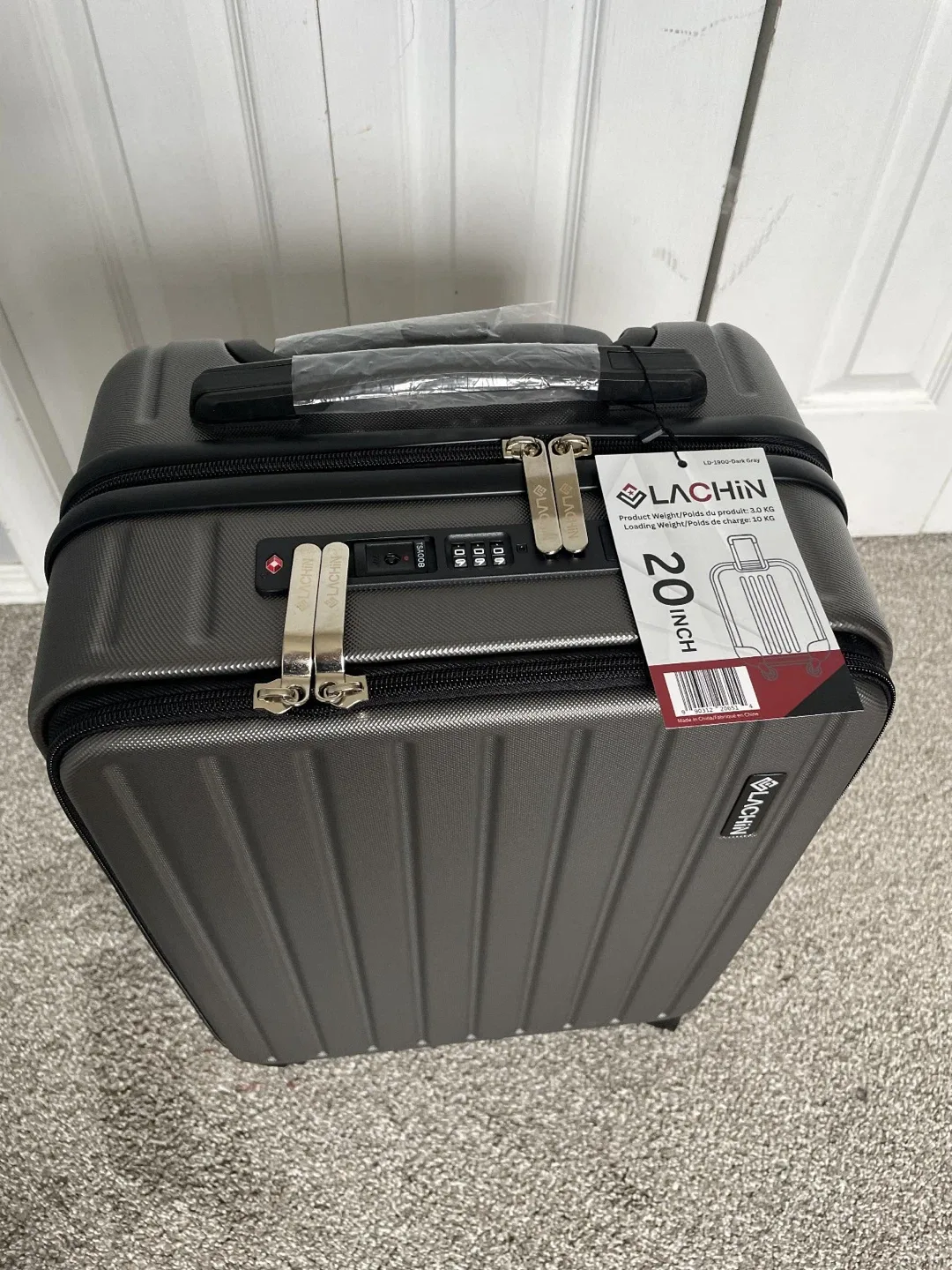 Cabin Bag with Builtin TSA-Approved Lock, USB & Type C Charging image indicator(2)