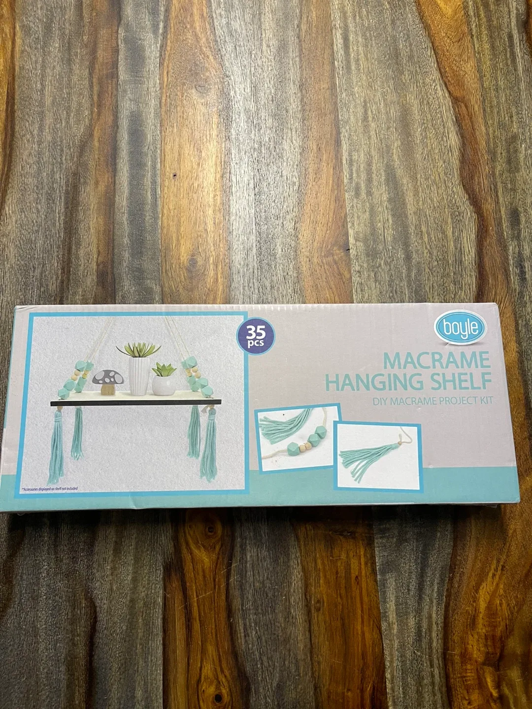 Boyle Macrame Hanging Shelf DIY Kit - New image indicator(2)