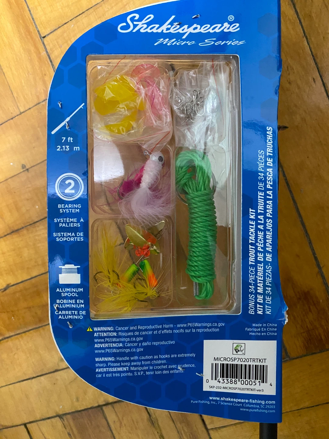 Shakespeare Micro Series spinning combo 7ft - photo 5