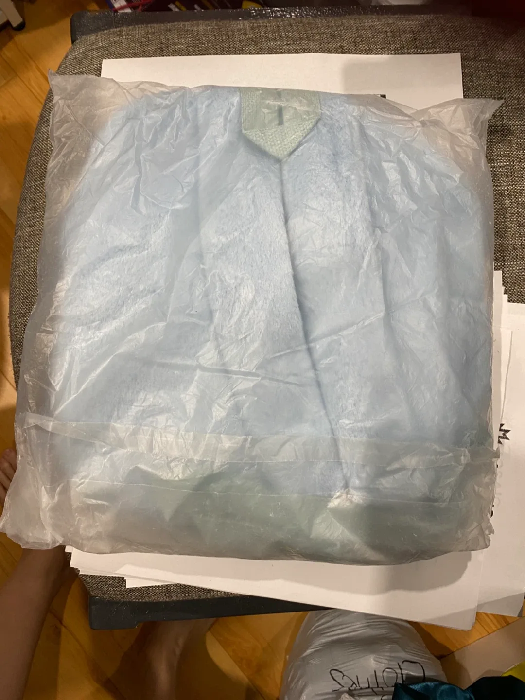 🥕Brand New Sanrio Cinnamoroll Blue Plush Backpack image indicator(2)