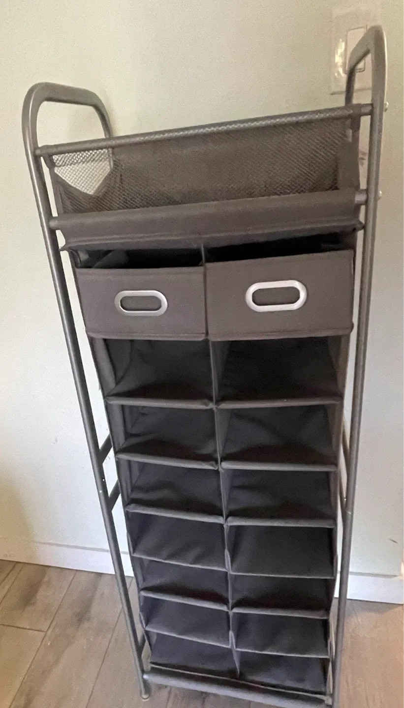 Shoe Rack Organizer with two drawers - storage image indicator(2)