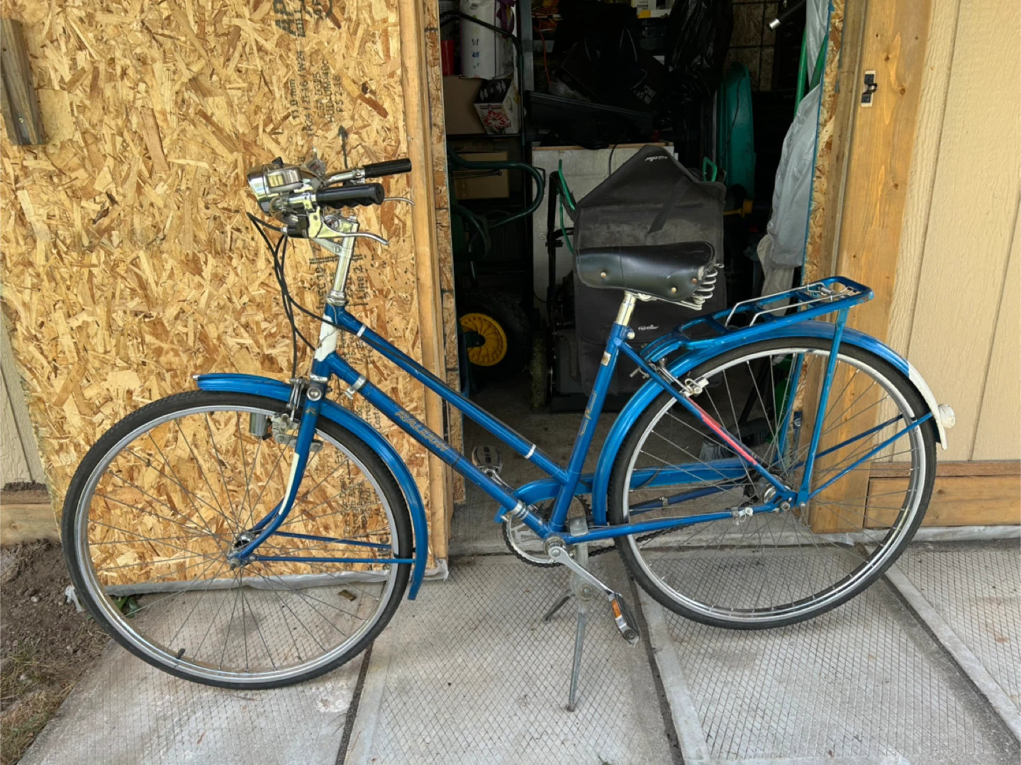 Raleigh Blue Bicycle 10 speed