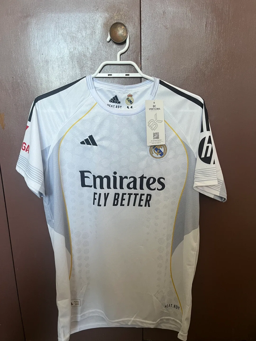 Adidas Real Madrid Bellingham Jersey - Size M thumbnail