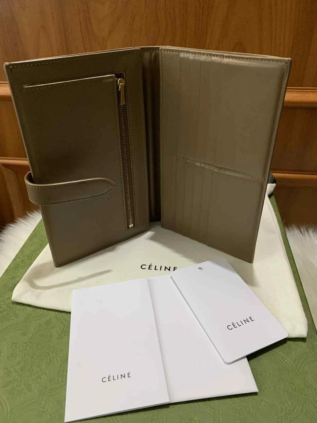 Celine Large Flap Multifunction Wallet image indicator(2)