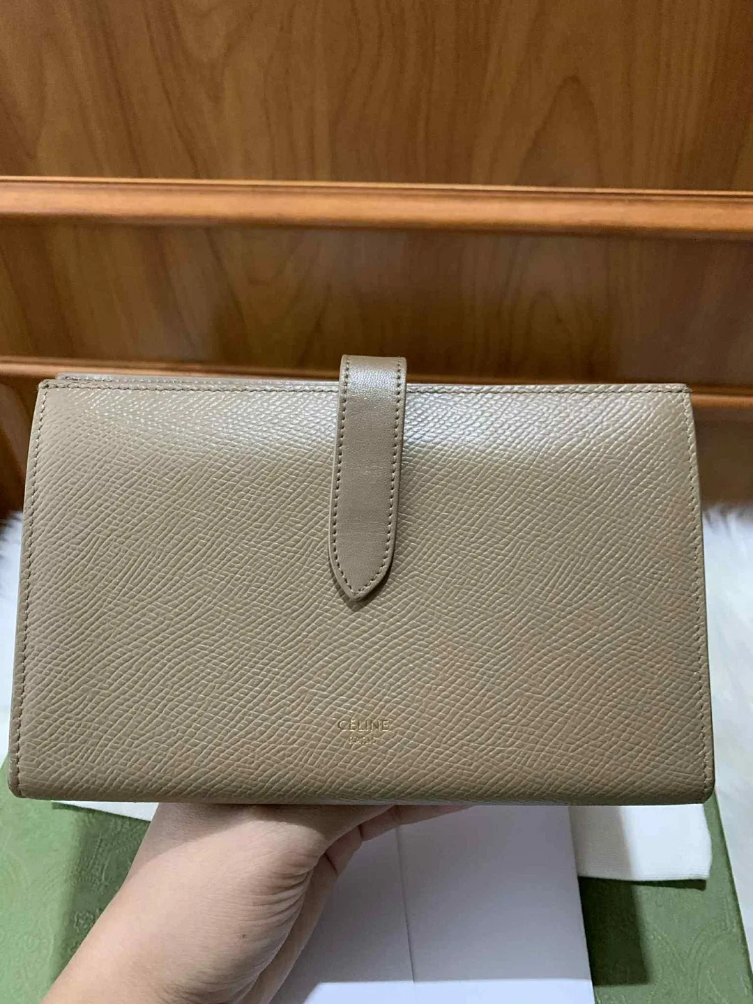 Celine Large Flap Multifunction Wallet image indicator(8)