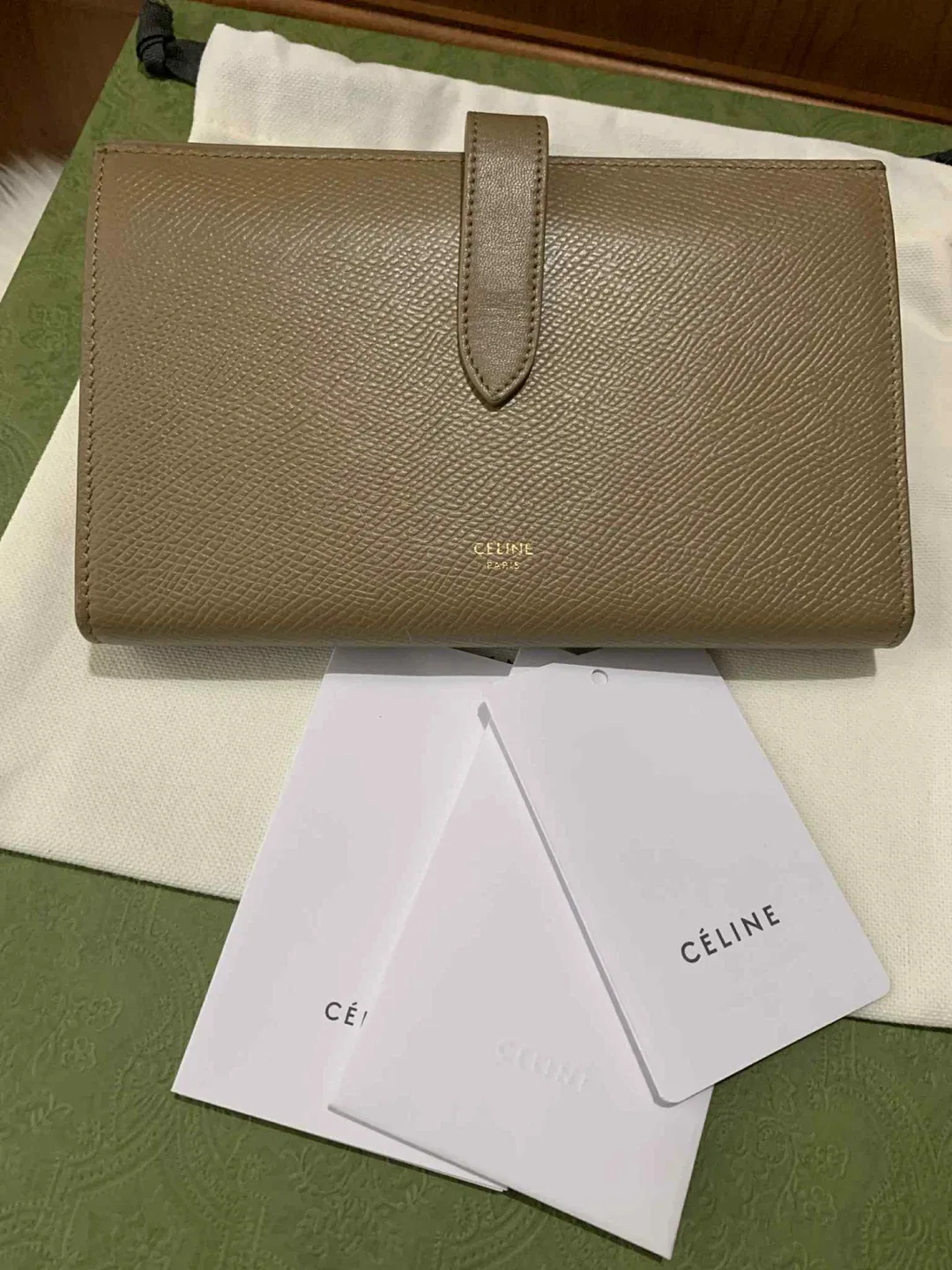 Celine Large Flap Multifunction Wallet image indicator(10)
