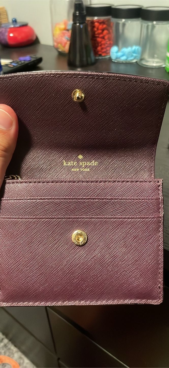 Kate Spade Card Holder - Plum - photo 4