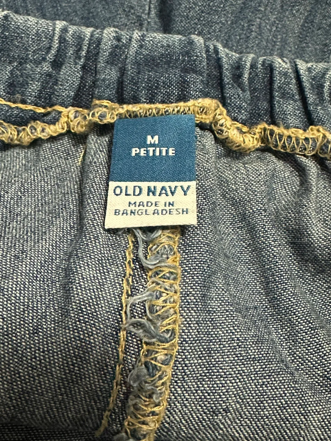 Old Navy High-Waisted Faux-Wrap Jean Mini Skort image indicator(8)