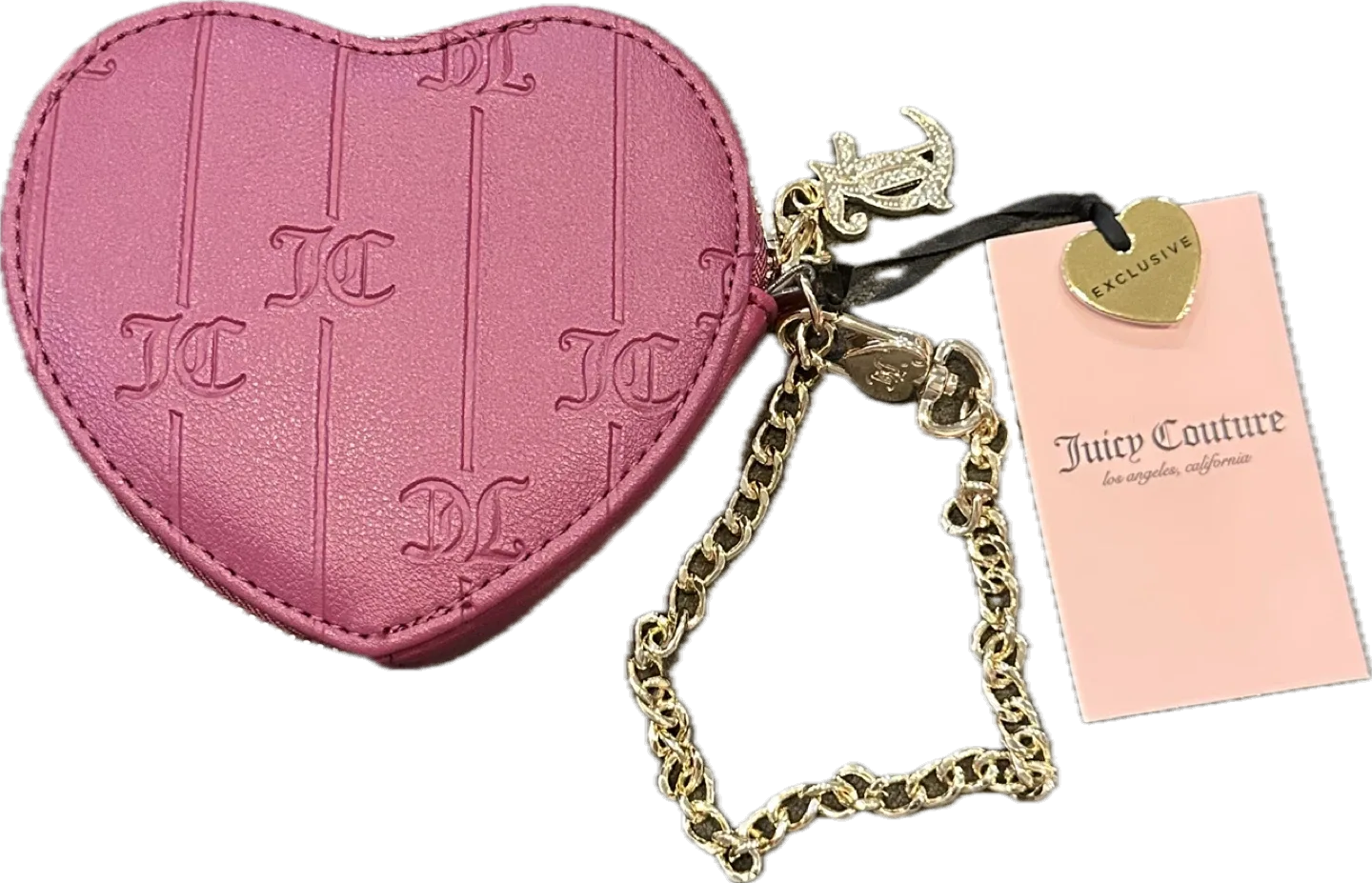 Juicy Couture Heart Zip Around Wallet On Chain image indicator(2)