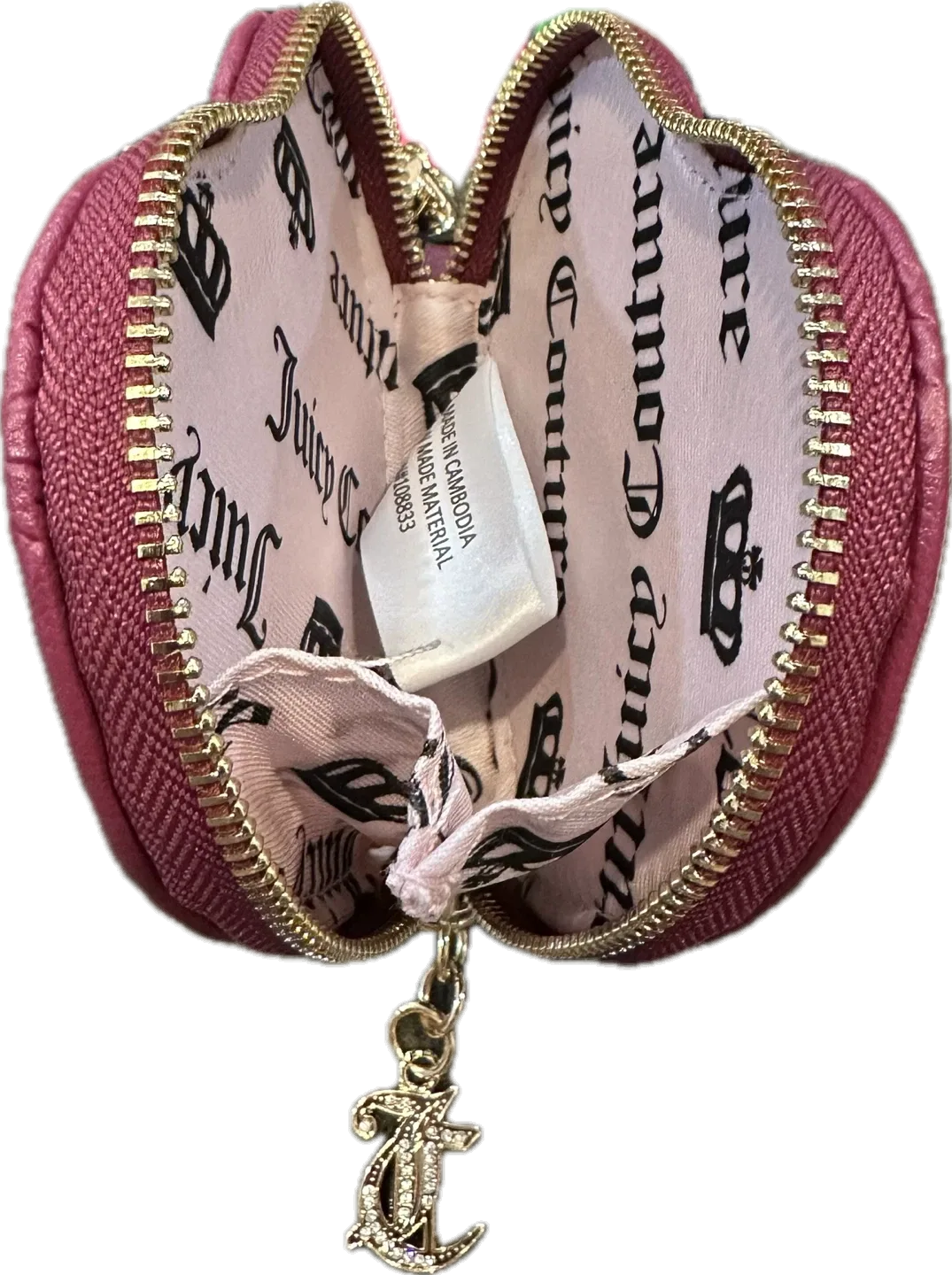 Juicy Couture Heart Zip Around Wallet On Chain image indicator(3)