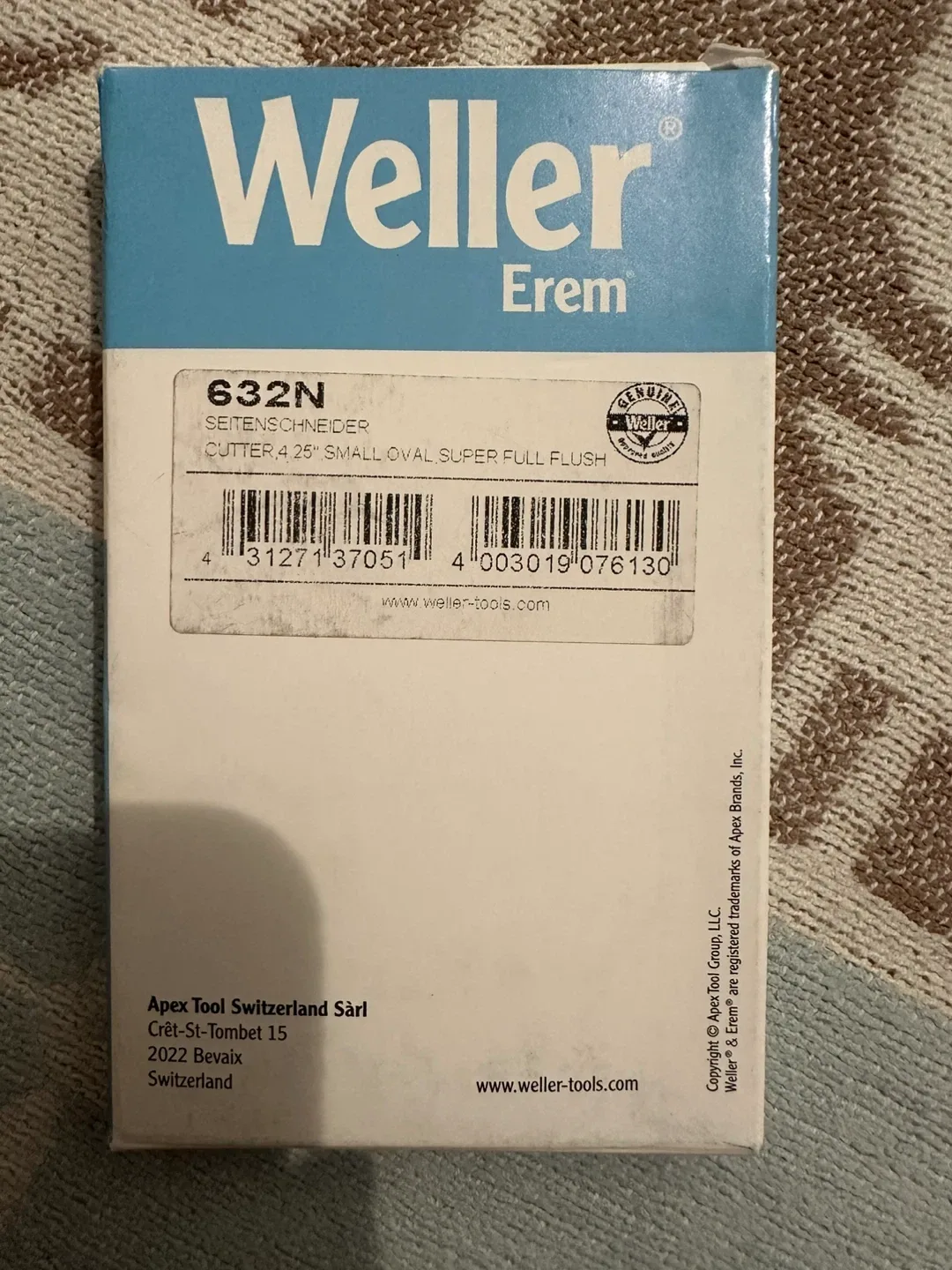 Erem 632N 4 1/4 Magic Diagonal Cutter - New in Box image indicator(3)