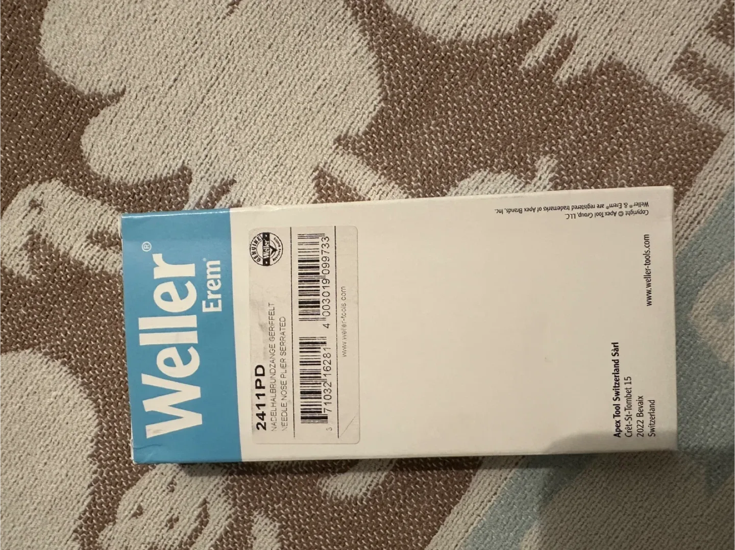 Weller Erem 2411PD Smooth Needle Nose Pliers - New image indicator(3)