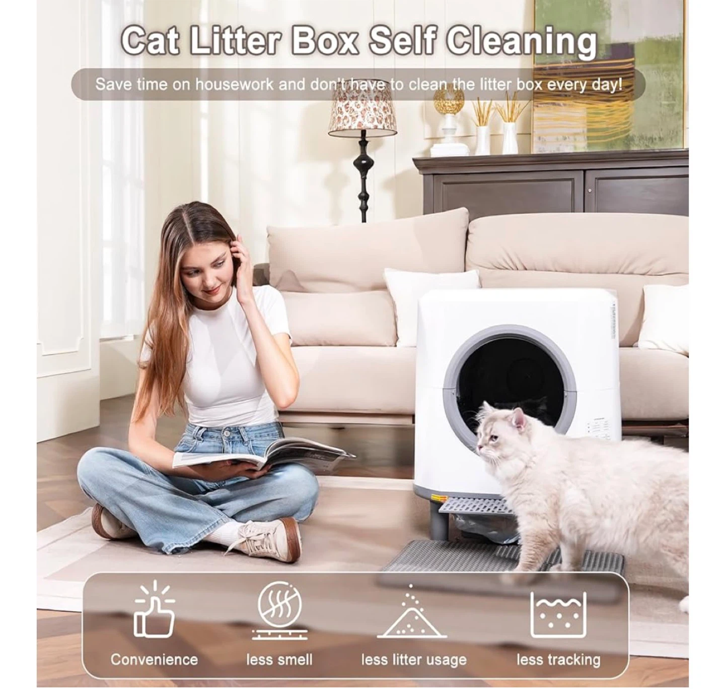 Self Cleaning Cat Litter Box - photo 2