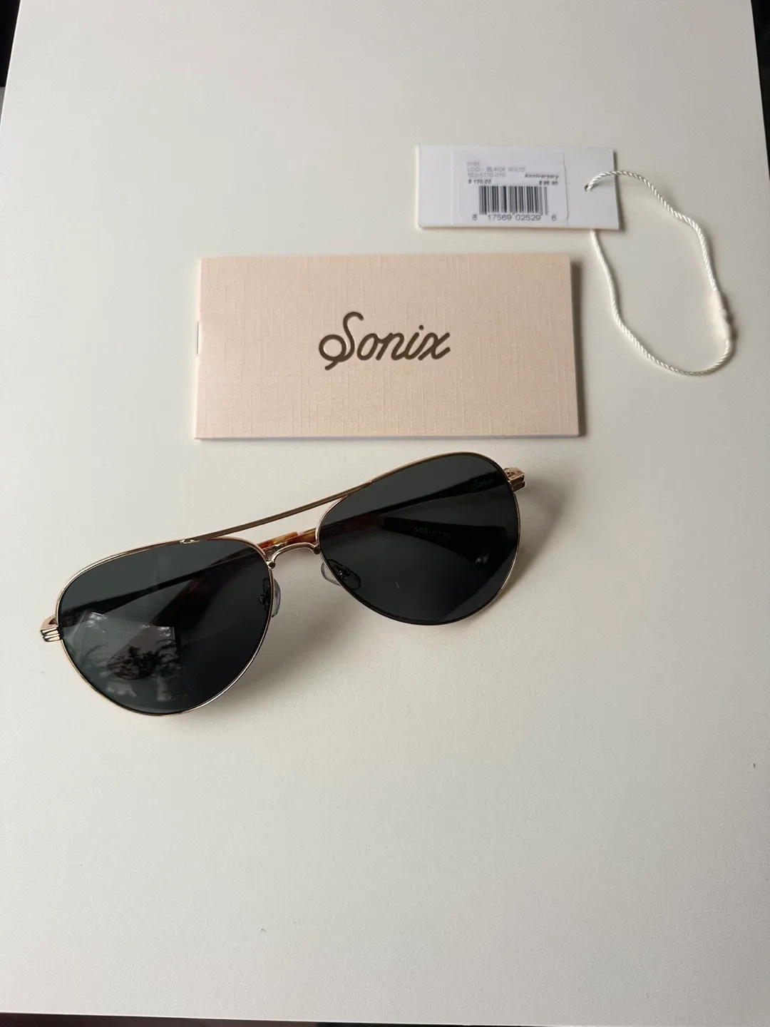 Sonix Lodi Black Solid Anniversary Sunglasses image indicator(2)