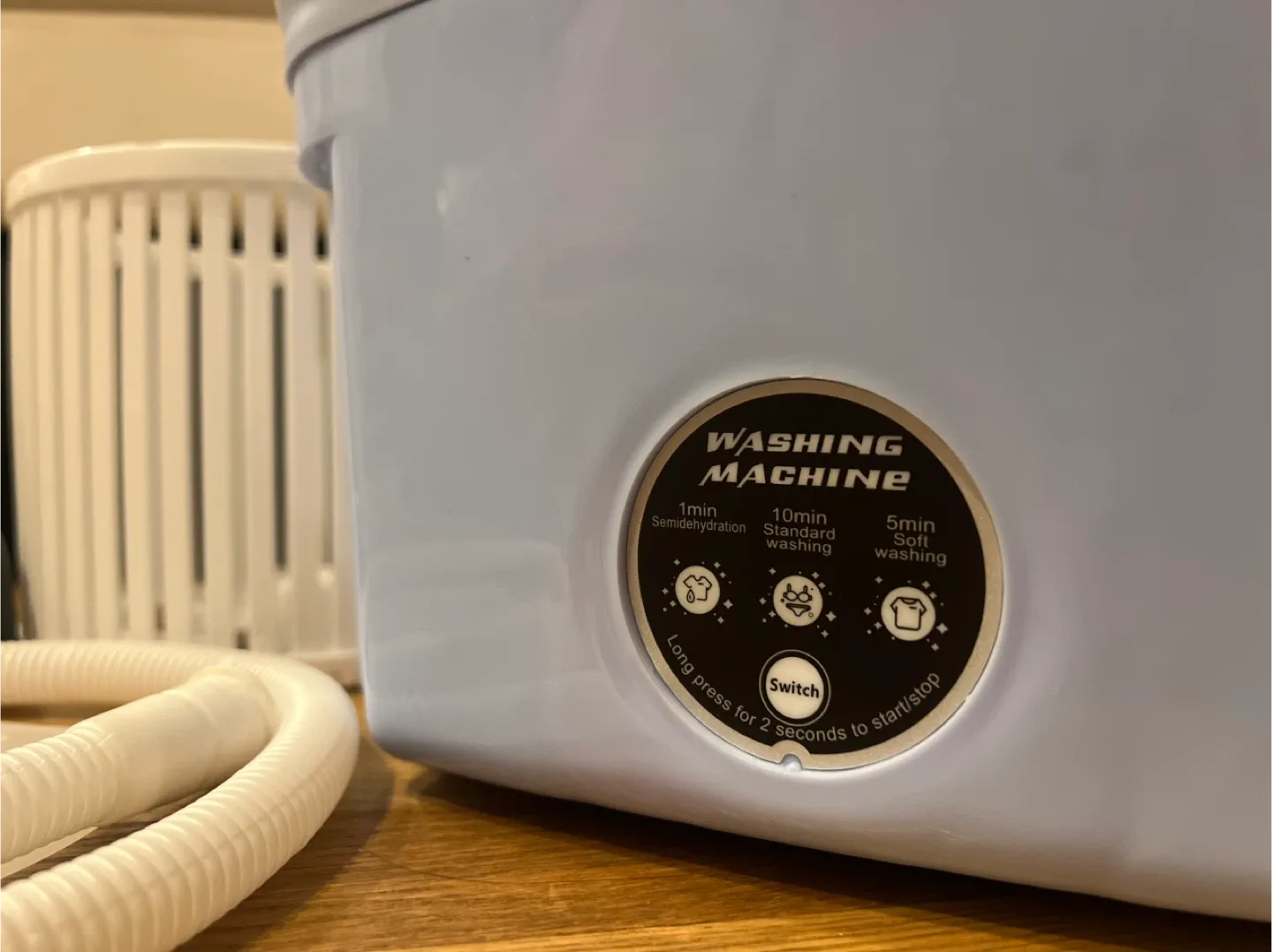 Collapsible Portable Washing Machine with Drying Basket image indicator(3)