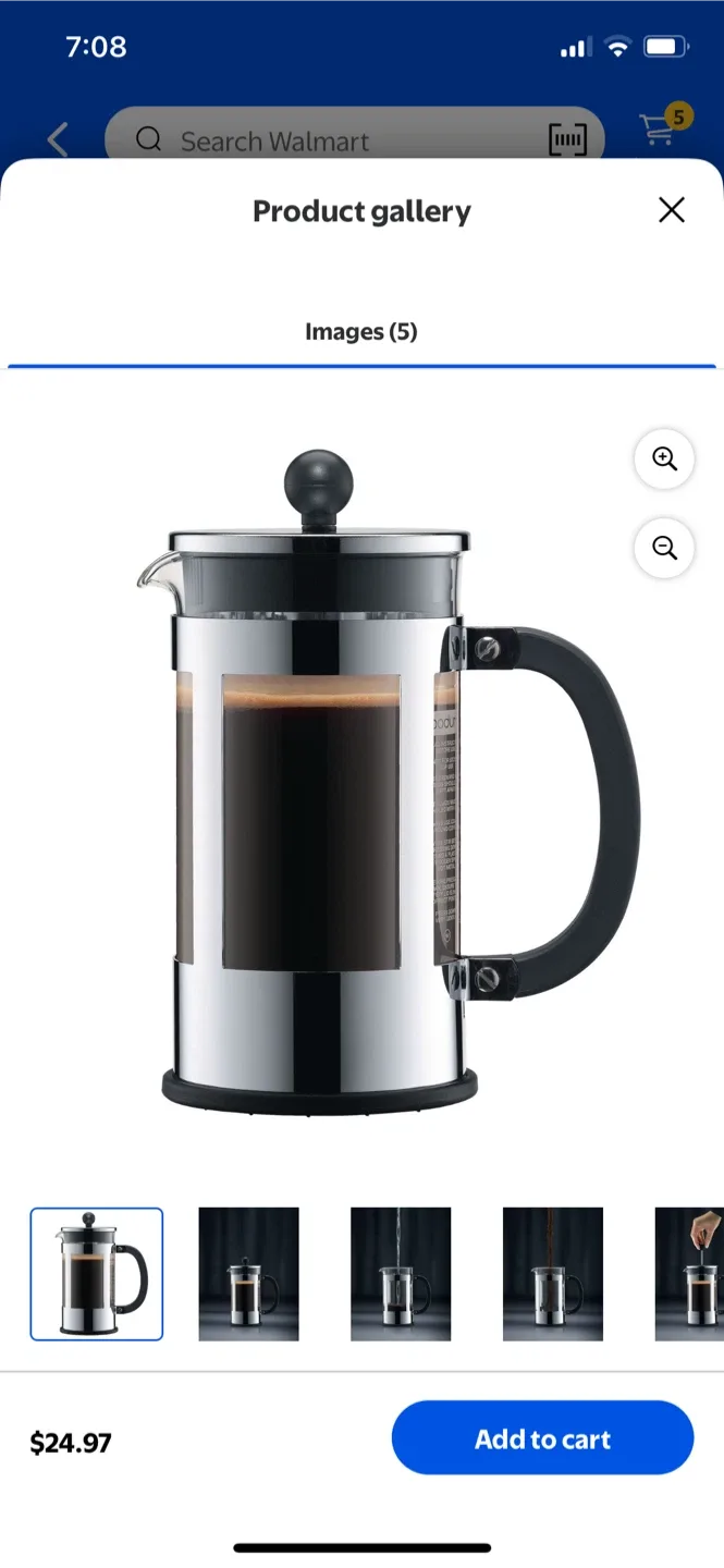Bodum French Press Coffee Maker thumbnail