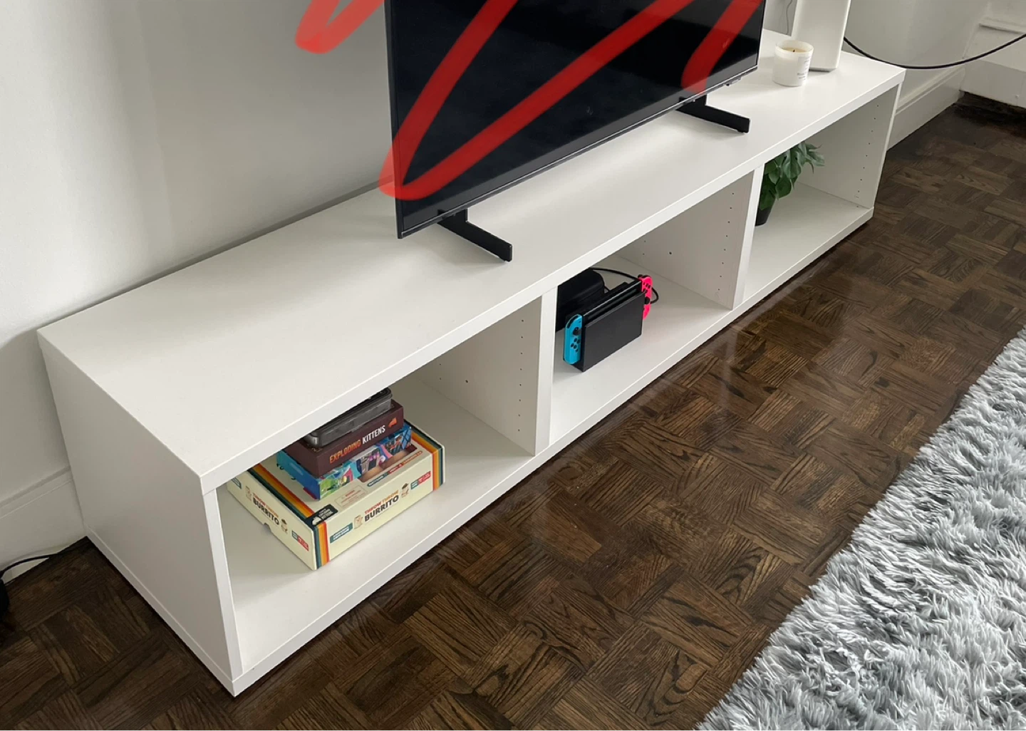 White TV Stand