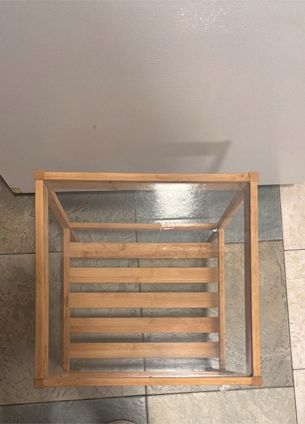 IKEA Vittsjö Shelf Unit, Wood/Glass - photo 2