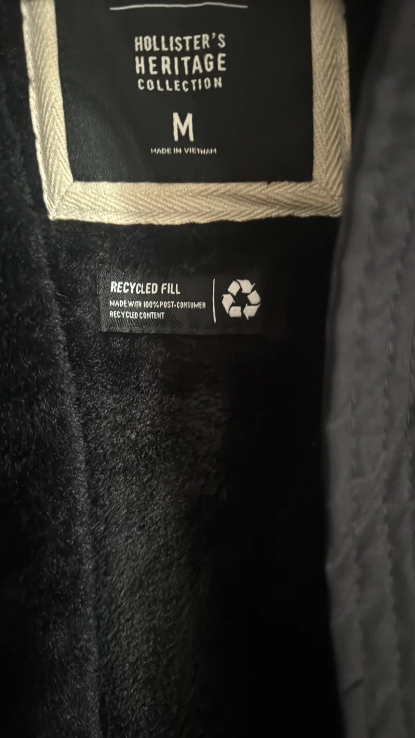 Hollister Heritage Collection Black Parka - Size M - photo 5