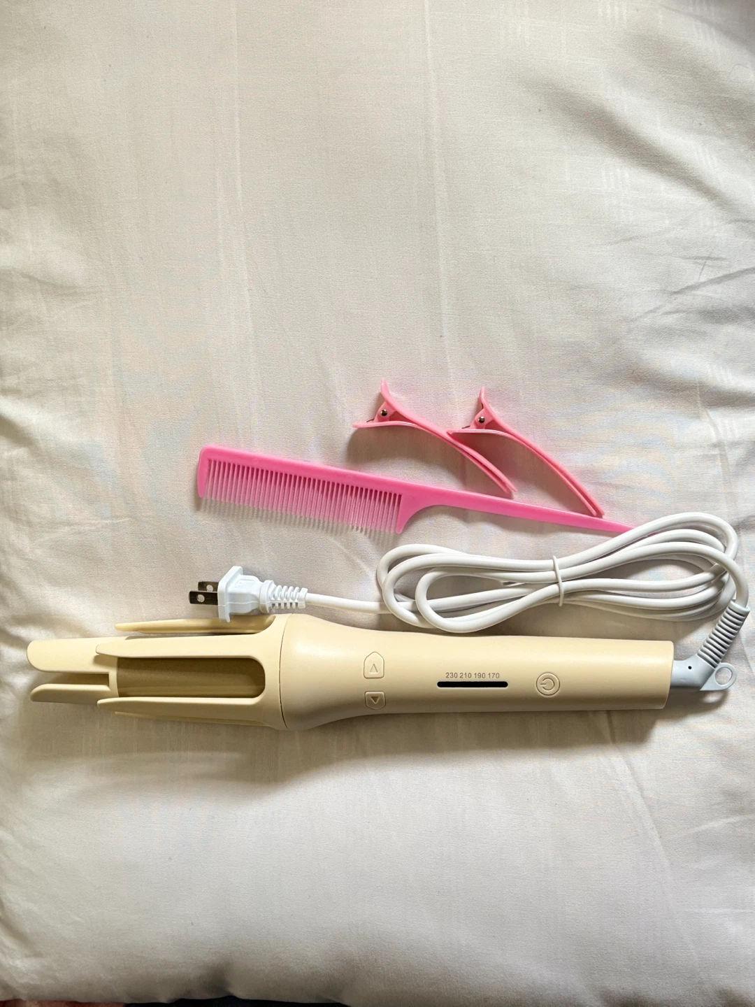 Automatic Hair Curler with Comb & Clips