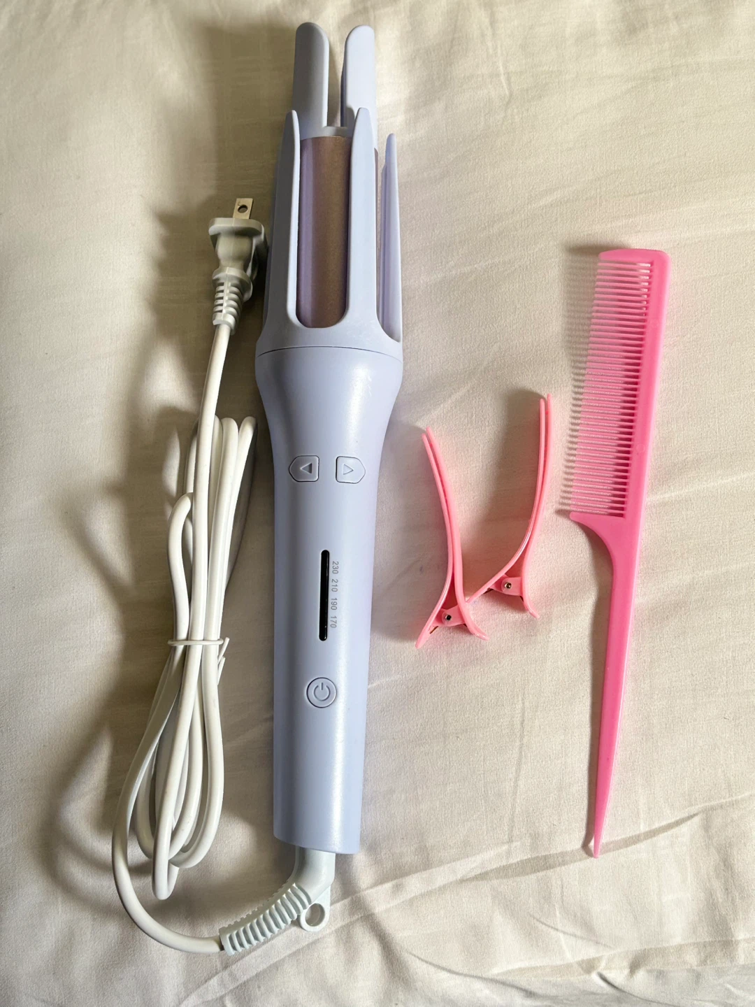 Automatic Hair Curler with Comb & Clips - photo 3