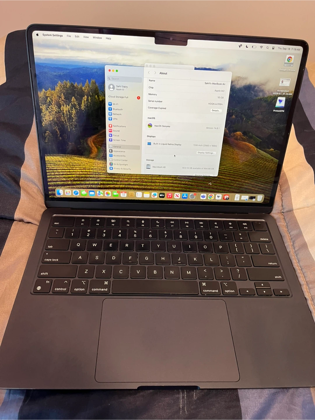 🚨 For Sale: 2023 MacBook Air M2 -Like New | 16GB RAM | 1TB SSD 🚨