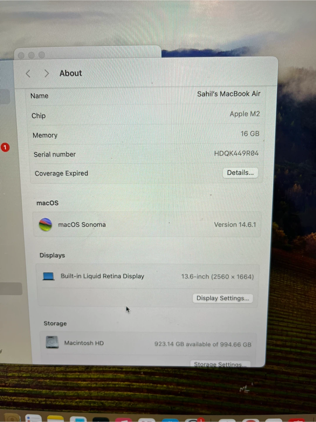 🚨 For Sale: 2023 MacBook Air M2 -Like New | 16GB RAM | 1TB SSD 🚨 - photo 4