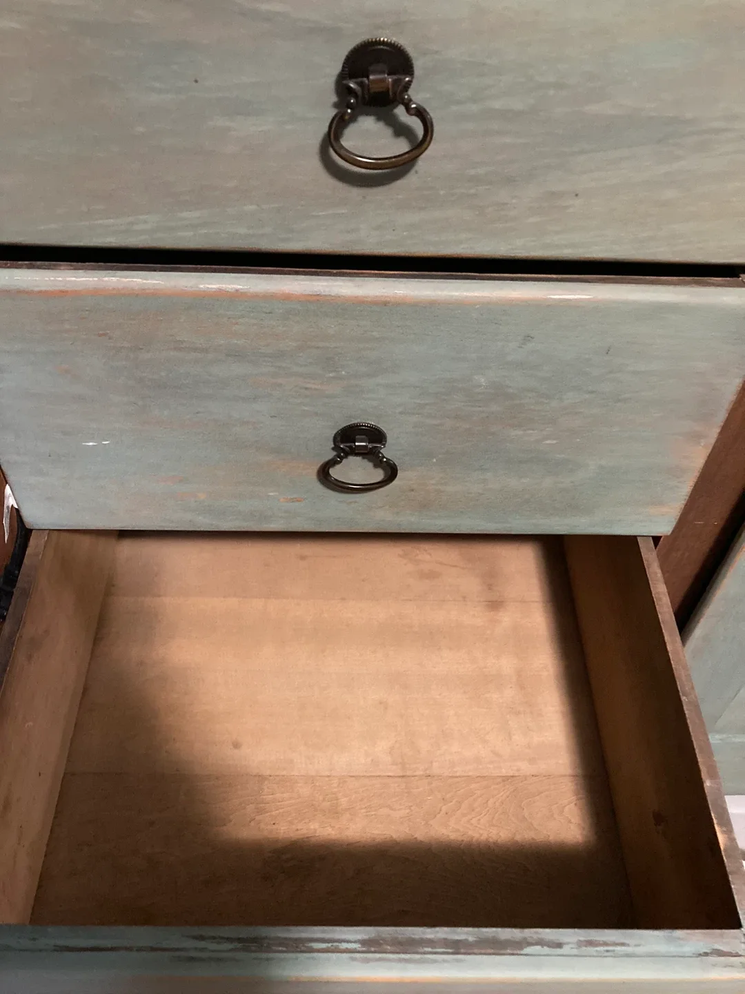 Vintage Wardrobe with Mirror & Drawers image indicator(5)