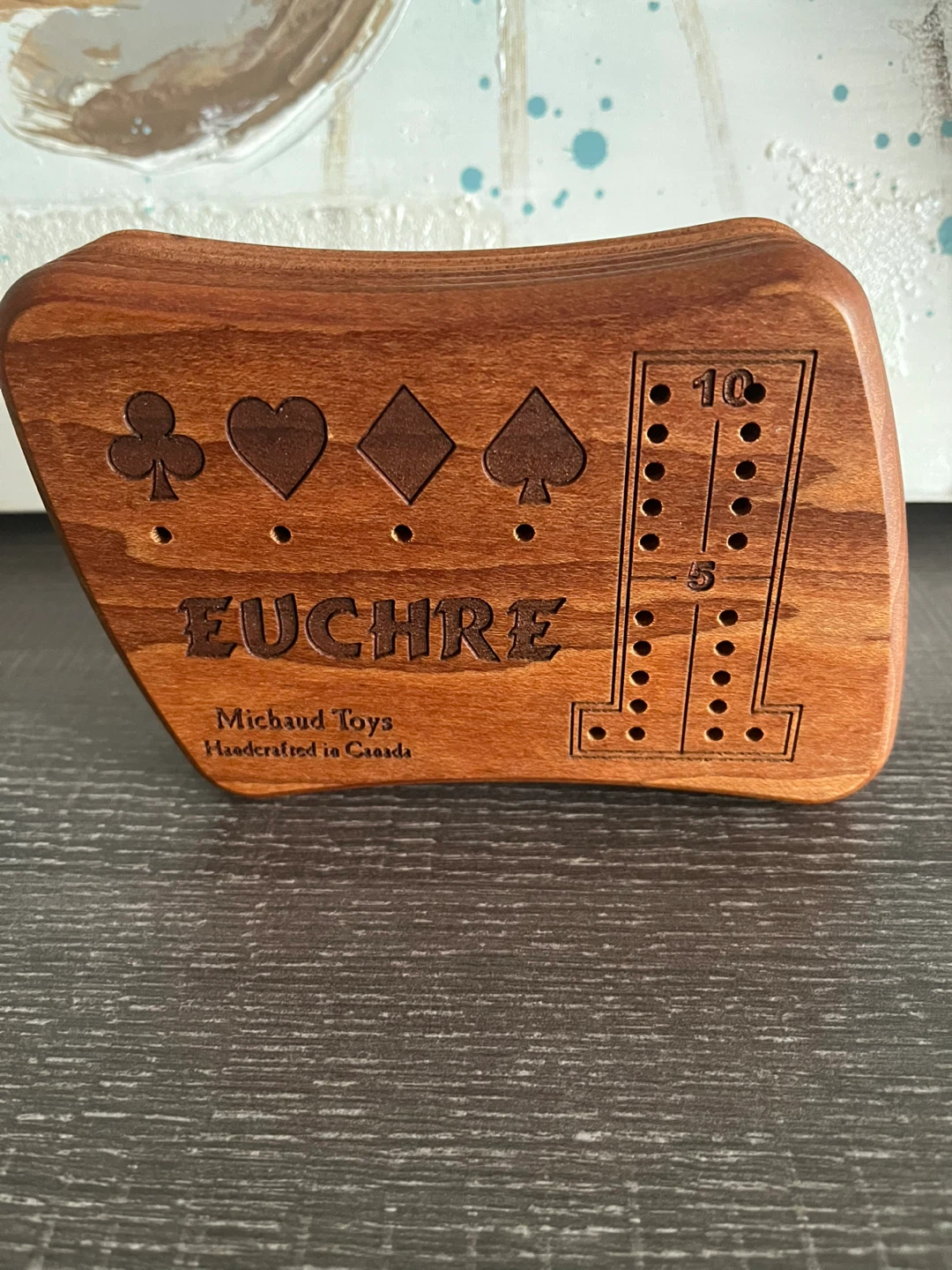 Brand New Travel Handcrafted Euchre game set - photo 5