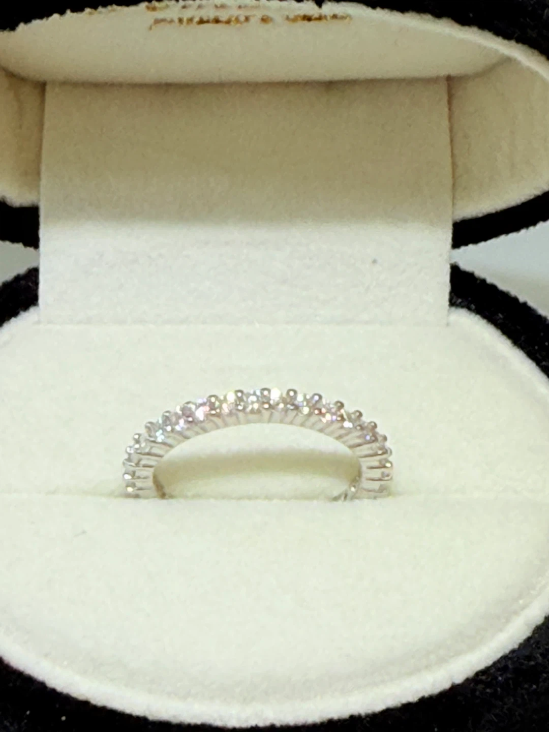 1.2 carats 925 sterling silver full moissanite ring