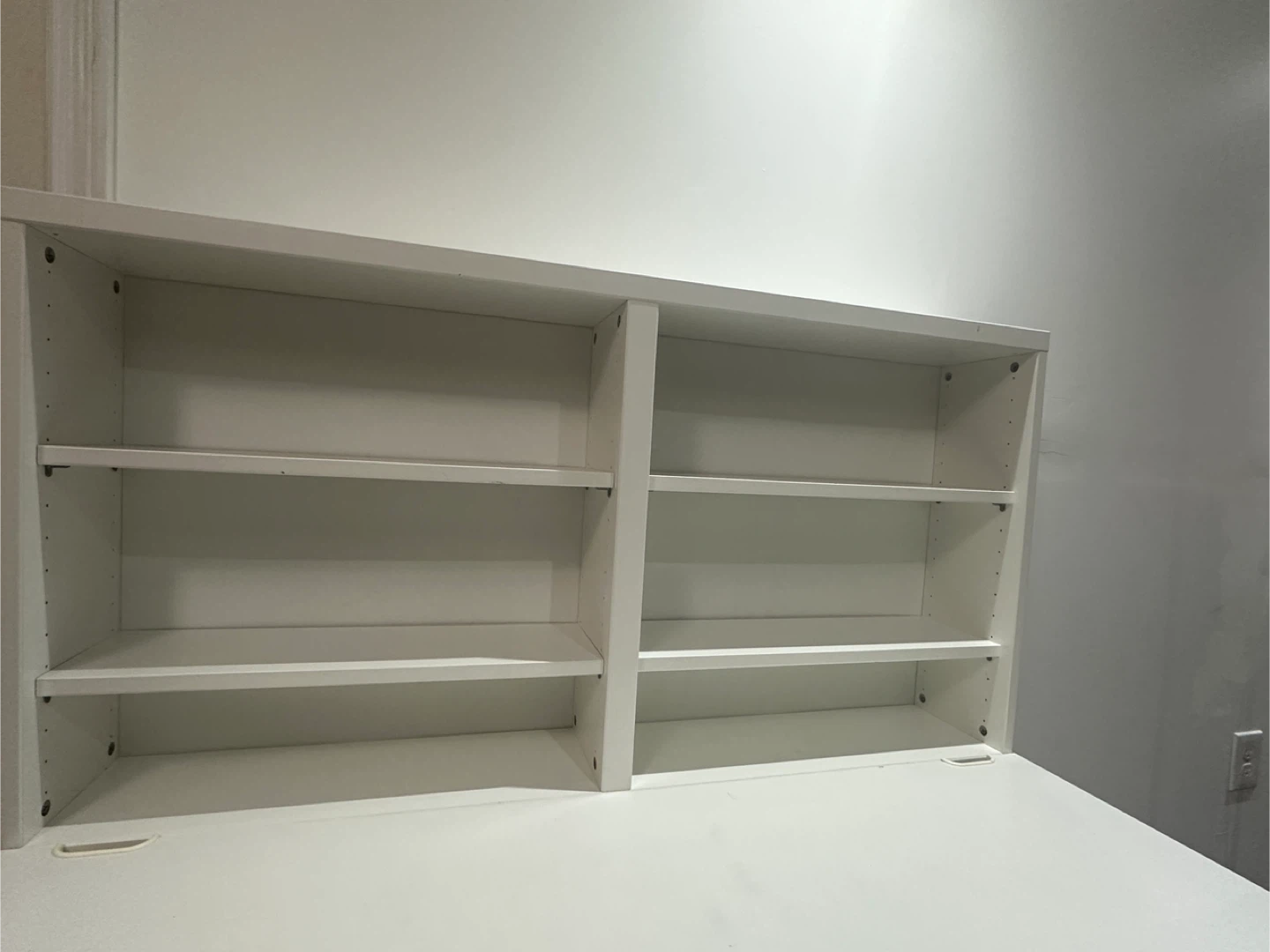White Desk with Hutch