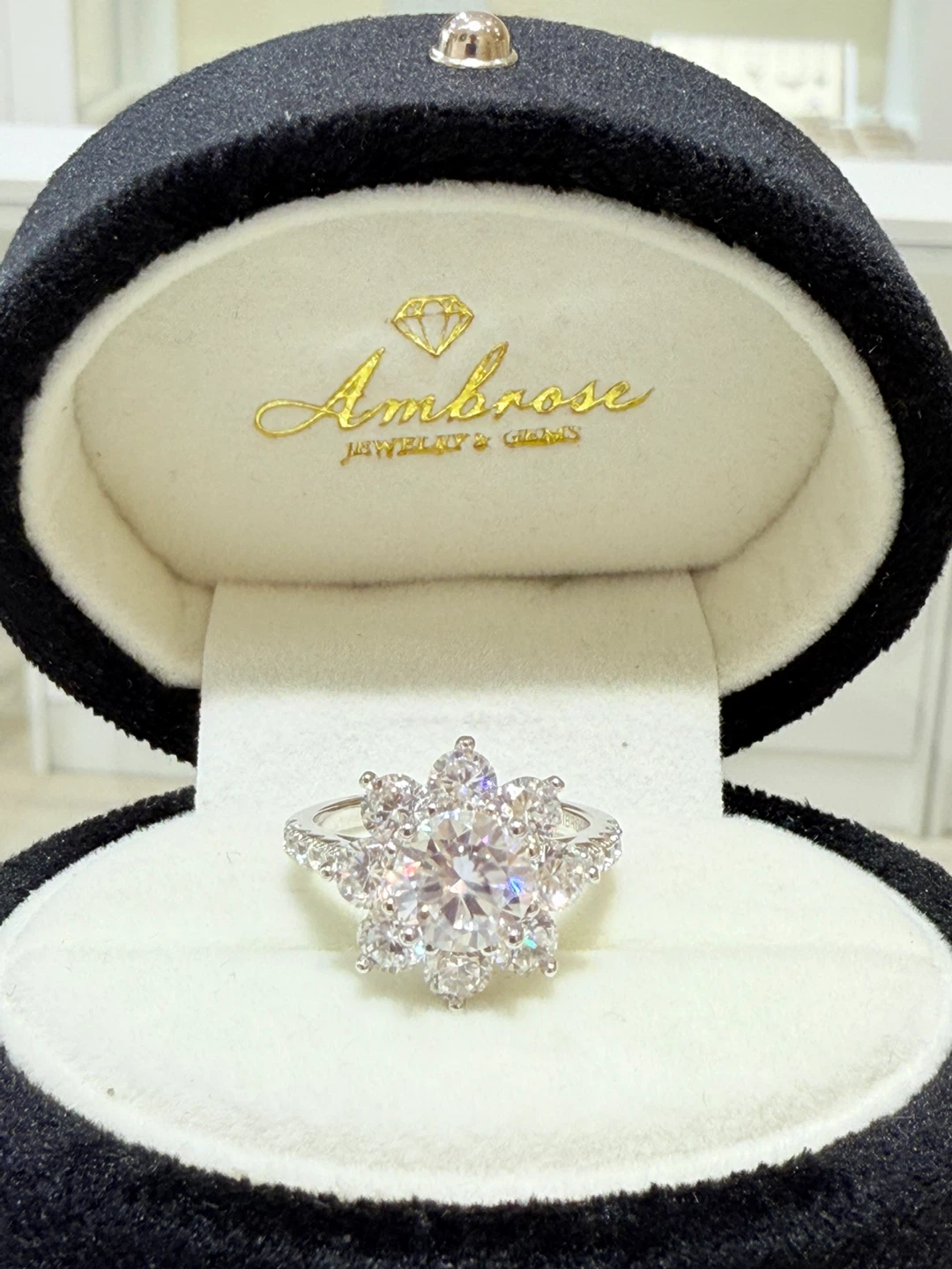 1 carat 925 sterling silver moissanite ring - photo 2