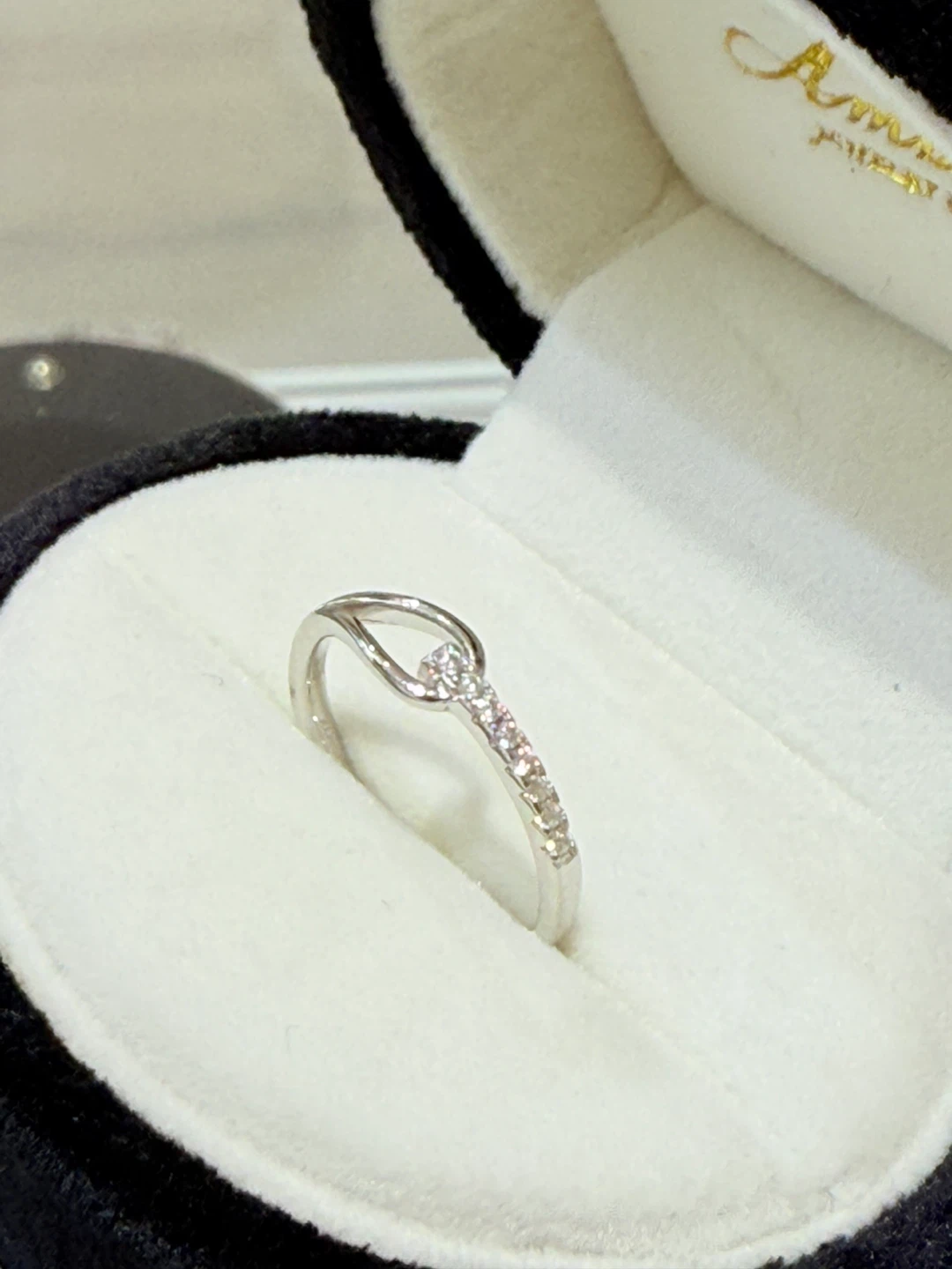 0.5 carats 925 sterling silver moissanite ring - photo 3