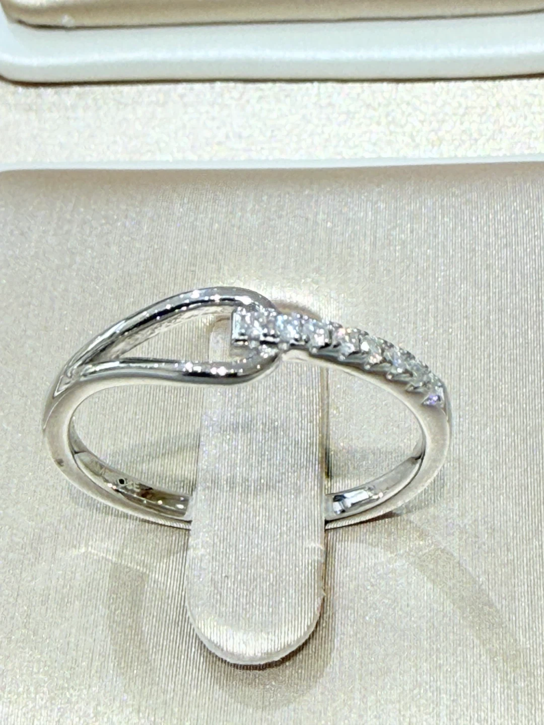 0.5 carats 925 sterling silver moissanite ring - photo 2