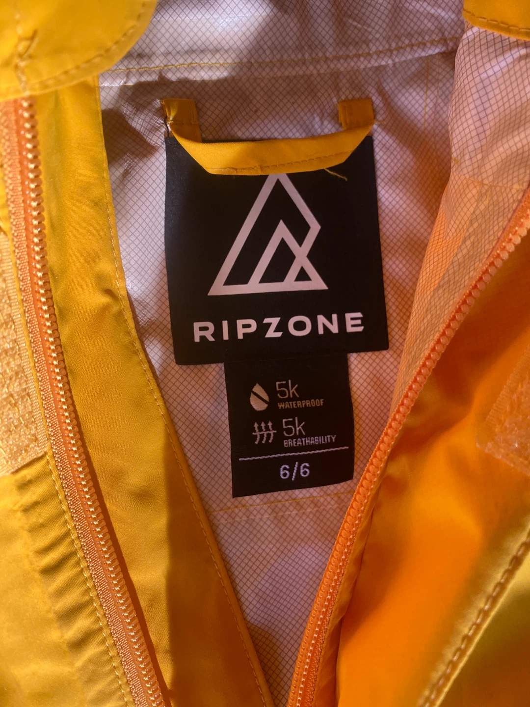 Ripzone Yellow Waterproof Rain Suit - Size 6 - photo 3