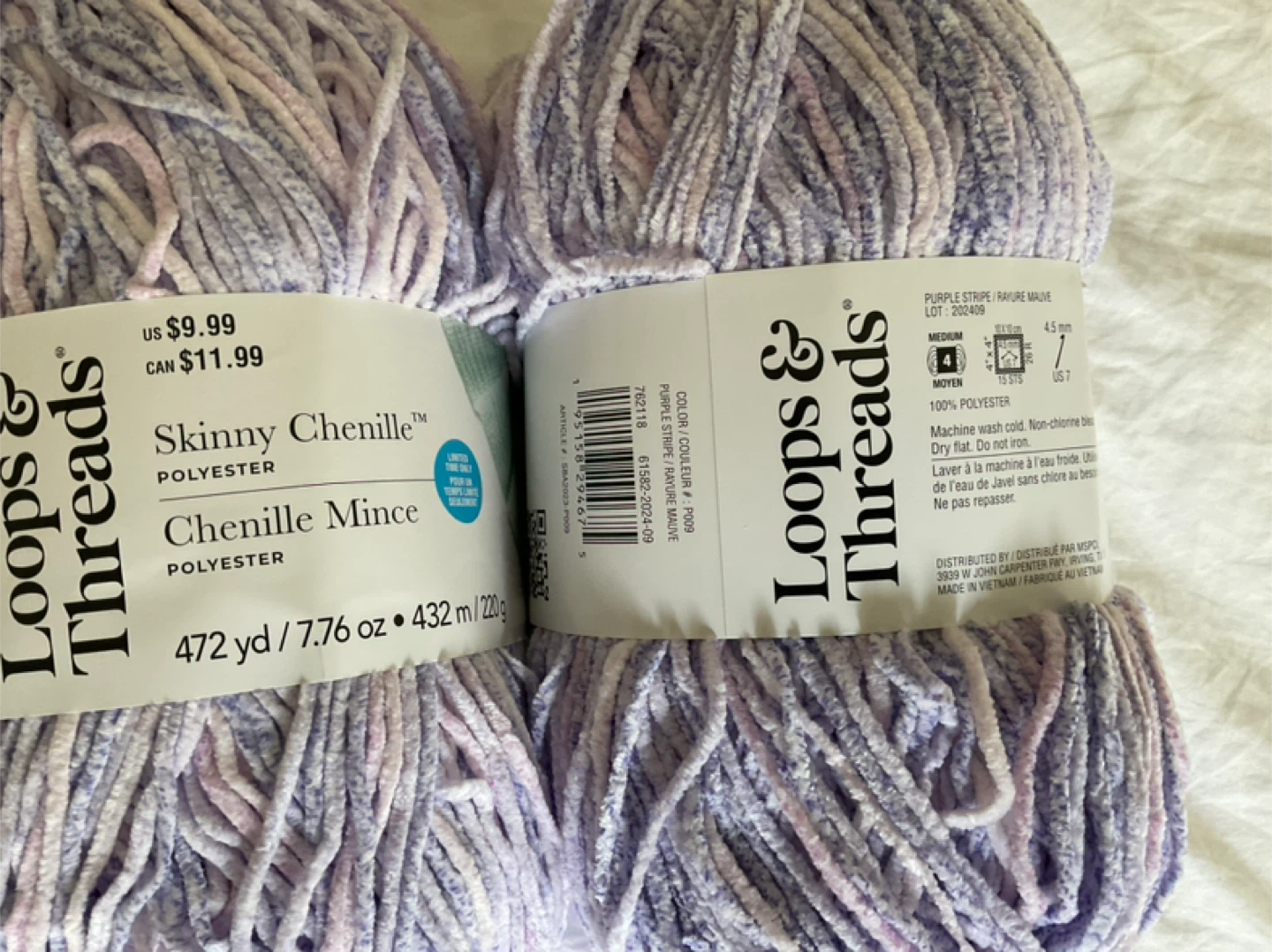 Loops & Threads Skinny Chenille Yarn - photo 2