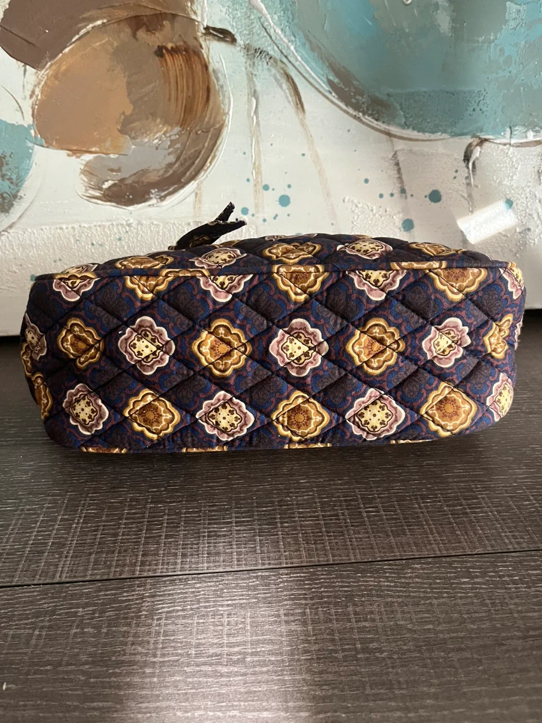 MAGGIB Brand New French Country Mini Hobo Bag - Navy Mosaic image indicator(6)