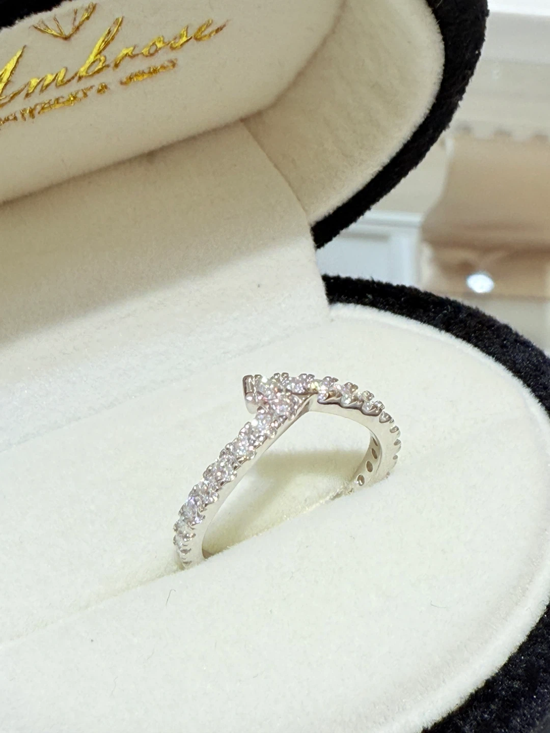 1 carat 925 sterling silver moissanite ring - photo 3