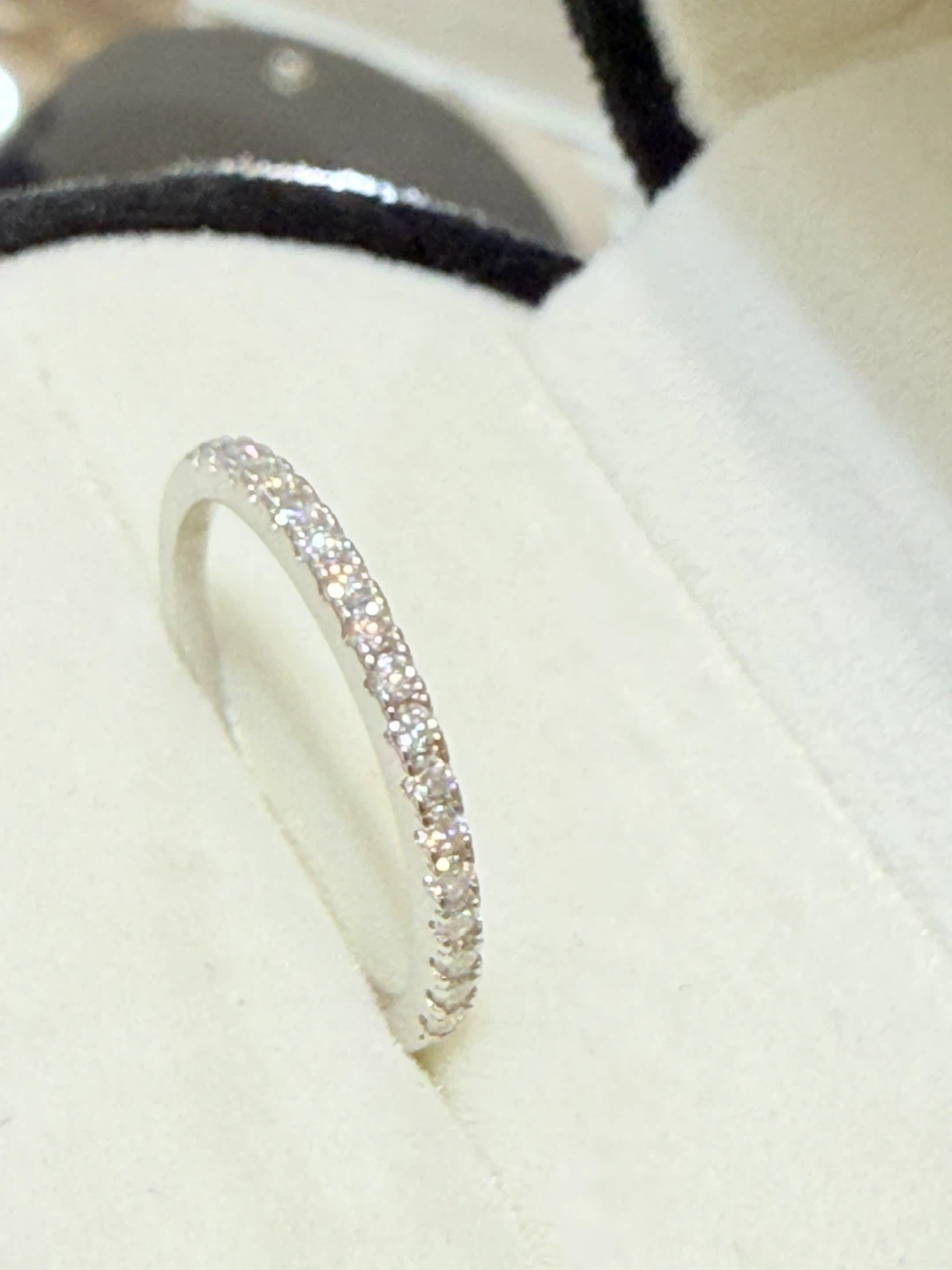 0.5 carats 925 sterling silver moissanite ring - photo 5