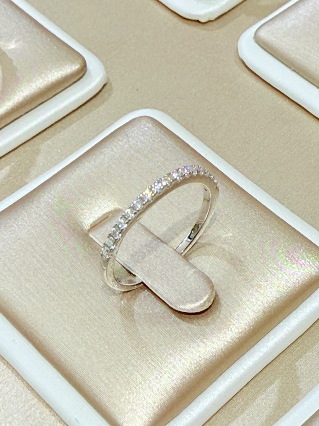 0.5 carats 925 sterling silver moissanite ring - photo 3