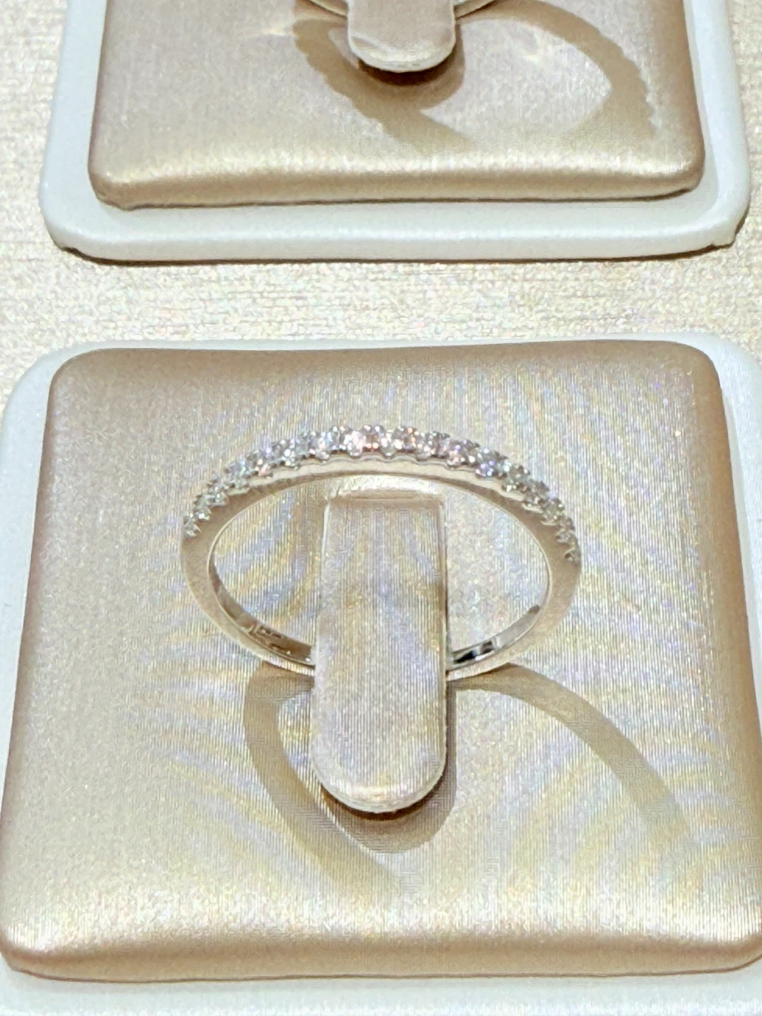 0.5 carats 925 sterling silver moissanite ring - photo 2