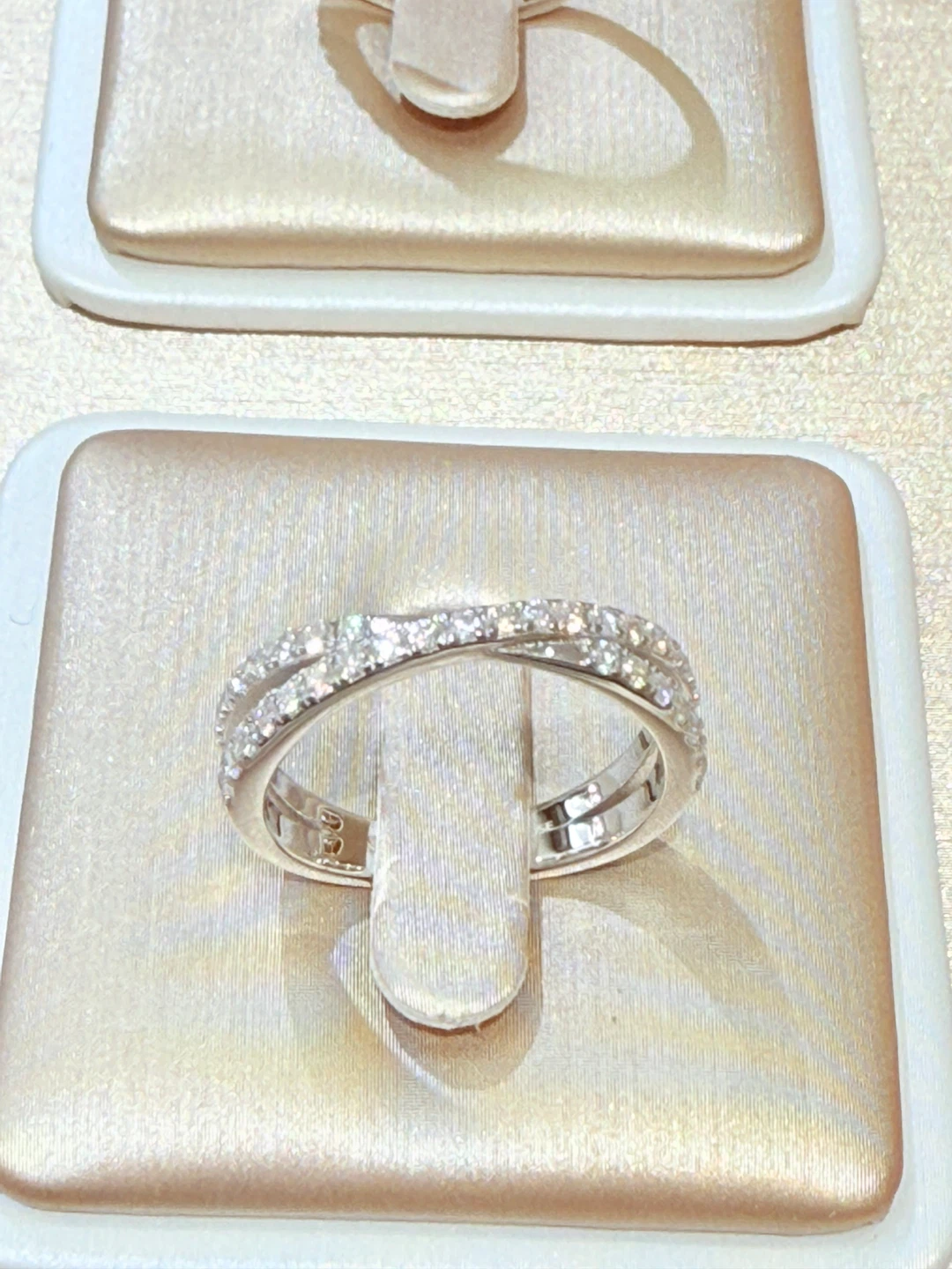 1 carat 925 sterling silver moissanite ring - photo 4