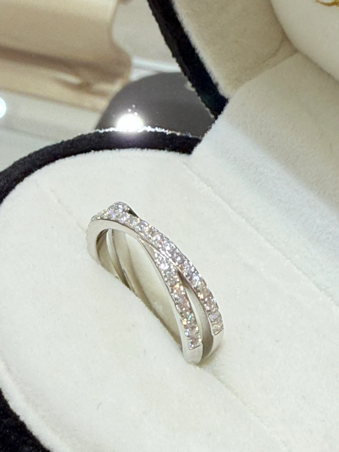 1 carat 925 sterling silver moissanite ring - photo 3